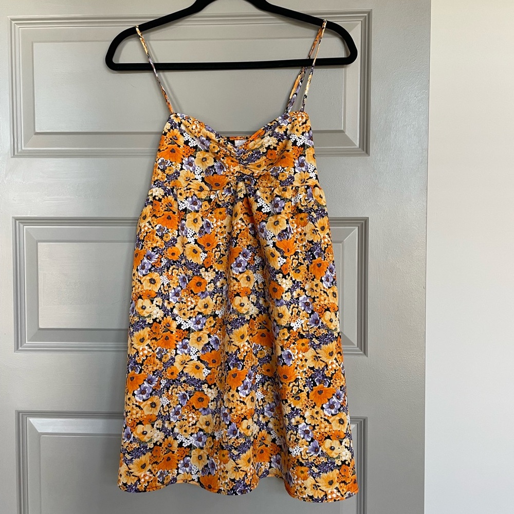 Floral mini dress